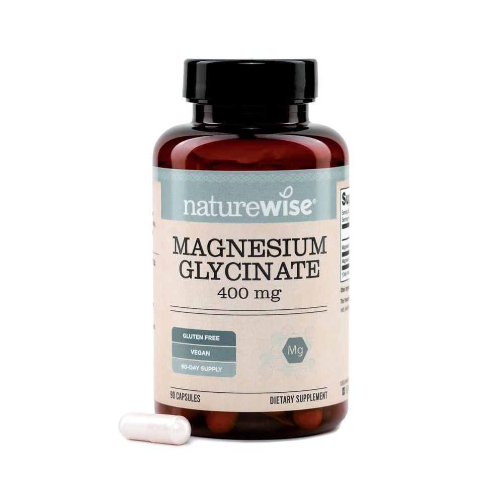 مغنيسيوم كلايسنيت من نيجر وايس الامريكية 💜 NatureWise Magnesium Glycinate 400mg
استمتع بالهدوء والراحة مع أحد أفضل أشكال المغنيسيوم عالية الامتصاص.
