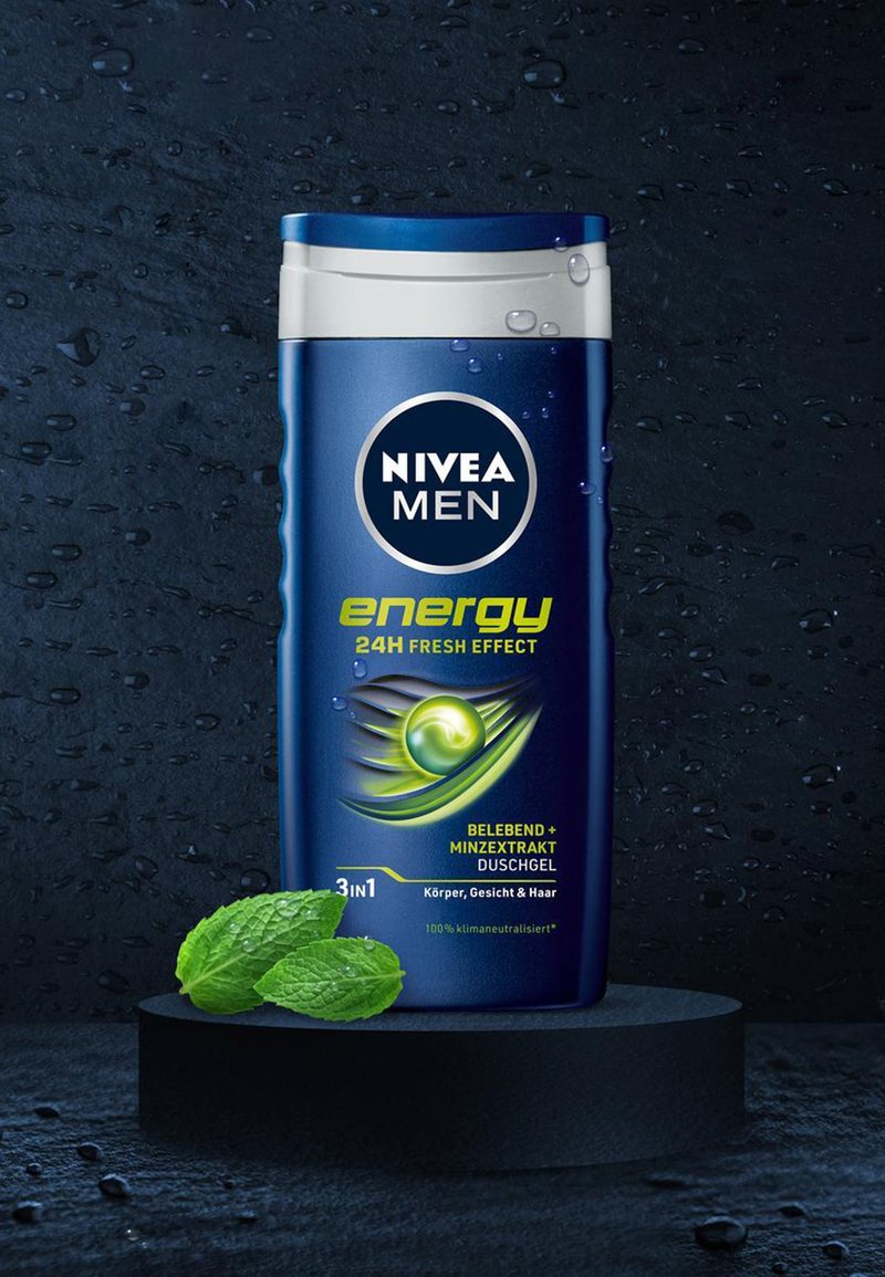 انرجي شاور جل من نيفين للرجال الألمانية 🇩🇪
⚡ Nivea Energy Shower Gel
شاور جل منعش يمنح تنظيف عميق وإحساس بالطاقة والحيوية مع رائحة منعشة تدوم بعد الاستحمام