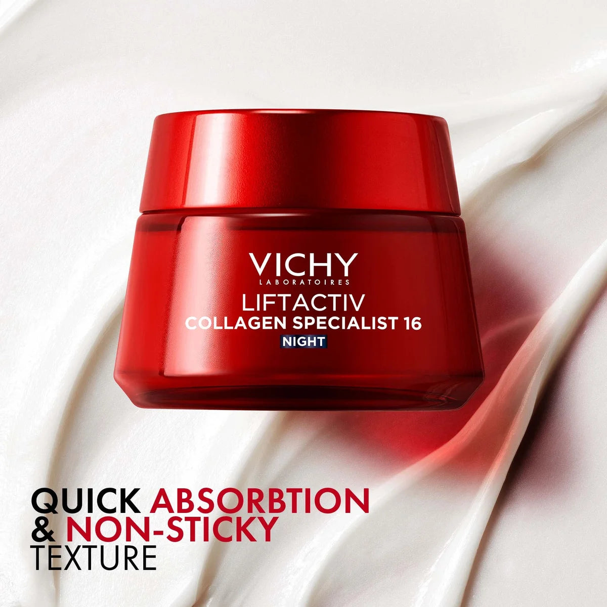 كولاجين سبشالست نايت كريم من فيشي الفرنسية 🇲🇫
🌙✨ Vichy Liftactiv Collagen Specialist Night Cream
كريم ليلي مصمم لدعم نضارة البشرة أثناء النوم، يساعد على تحسين مظهر التجاعيد وفقدان المرونة للحصول على بشرة أكثر نعومة وإشراقاً عند الاستيقاظ.