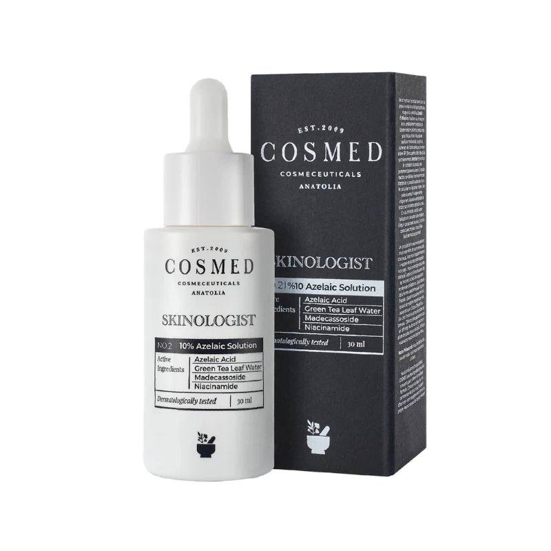 سيروم الأزيليك أسيد من كوزميد التركية
✨ Cosmed Azelaic Acid Serum
سيروم متوازن للبشرة المعرضة للحبوب والتصبغات، يساعد على تهدئة البشرة وتحسين مظهر البقع الداكنة وتوحيد لون البشرة للحصول على مظهر أكثر صفاءً وإشراقاً.