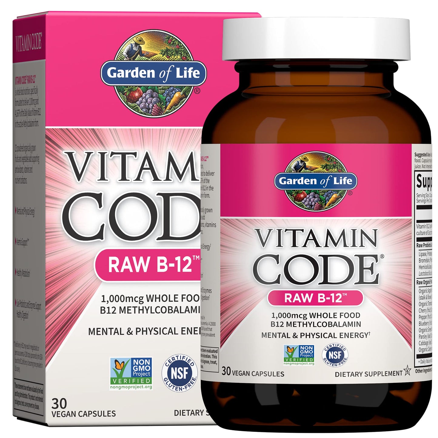 فيتامين بي١٢ من كاردن اوف لايف الامريكية
🇺🇸 Garden of Life Vitamin B12
✨ مكمل فيتامين B12 عالي الجودة لدعم إنتاج الطاقة وصحة الجهاز العصبي والمساعدة في تقليل الشعور بالتعب والإرهاق.