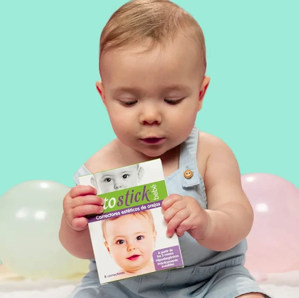 Otostick Baby
اوتوستك مصحح للأذن للأطفال والرضع مصنوع من مادة لاصقة سيليكون طبية يضمن أن تلتصق كل أذن بالجزء المجاور من الرأس عن طريق تثبيت الأذنين للخلف وتوفير نمو طبيعي وخالي من الألم لغضروف الأذن.