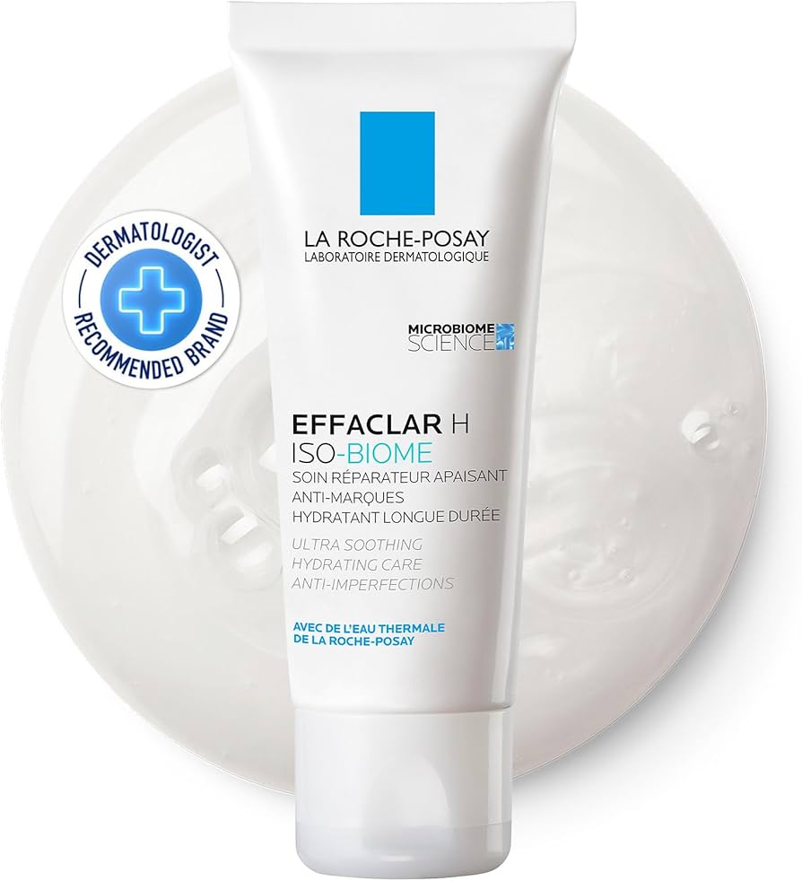 ايفاكلار اج كريم من لاروش بوزاي الفرنسية 🇲🇫
✨ La Roche-Posay Effaclar H Iso-Biome Cream
ترطيب مكثف وراحة فورية للبشرة الحساسة والجافة نتيجة علاجات حب الشباب أو العوامل المسببة للجفاف