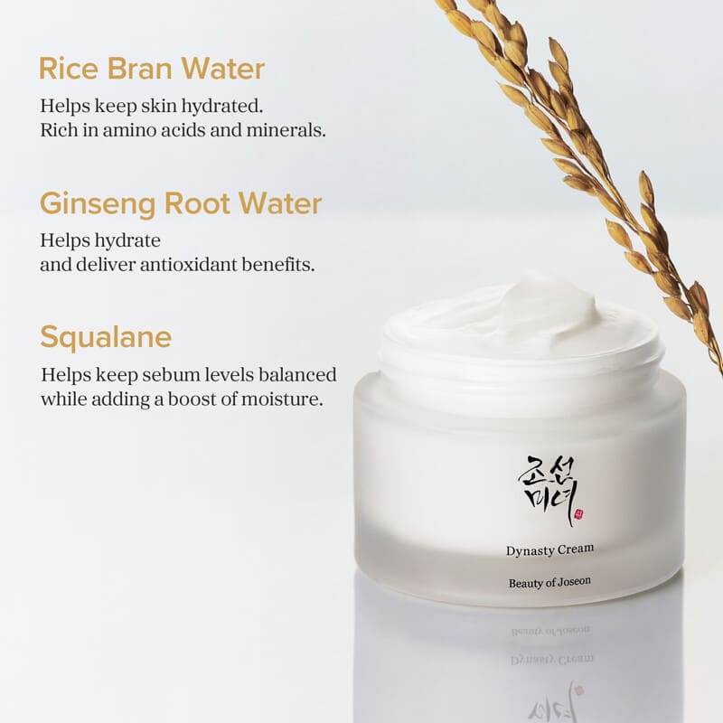 كريم دايناستي من بيوتي أوف جوسون الكورية 🇰🇷
✨ Beauty of Joseon Dynasty Cream
كريم ترطيب مغذٍ يمنح البشرة ترطيباً عميقاً وإشراقة صحية، بتركيبة مستوحاة من أسرار العناية الكورية التقليدية للحفاظ على نعومة البشرة ونضارتها.