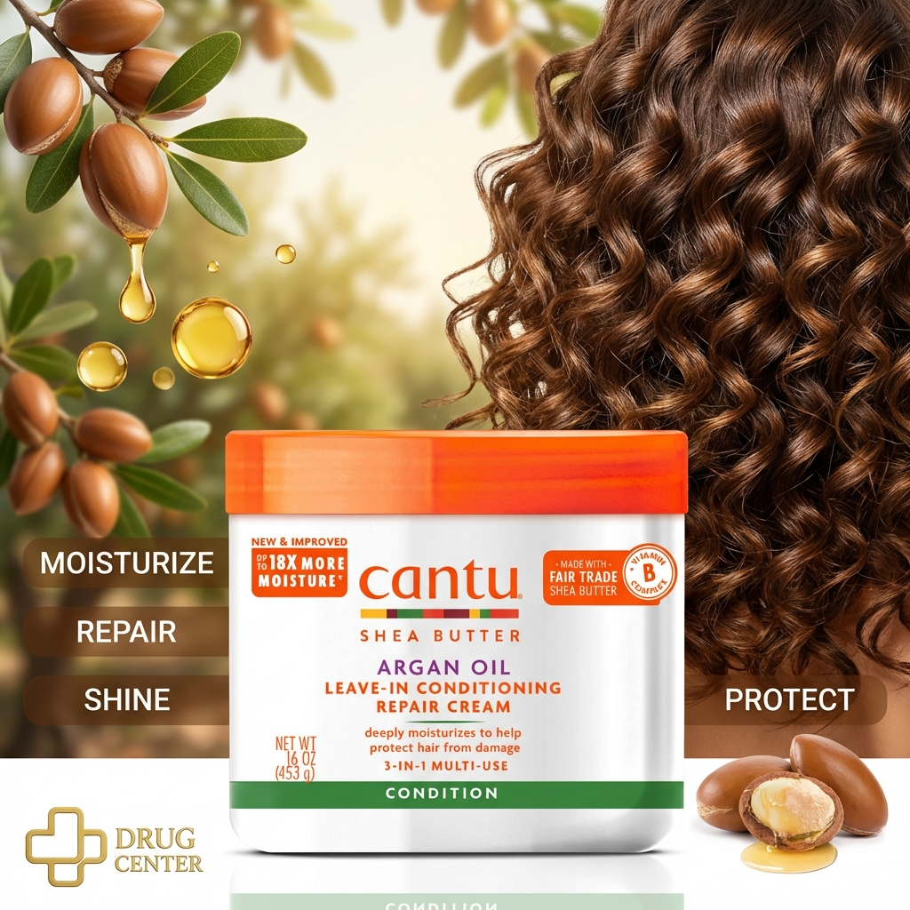 ليف ان شيا بتر مع الأركان من كانتو الامريكية 🇺🇲
Cantu Shea Butter Argan Oil Leave-In Conditioning Repair Cream
