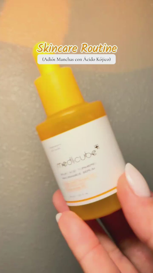سيروم الكوجيك اسيد والنياسيناميد والكركم من مديكيوب الكورية 🇰🇷
✨ Medicube Kojic Acid Turmeric Niacinamide Serum