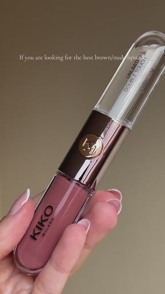 KIKO Milano Unlimited Double Touch Shade 131 Spiced Tea
احمر شفاه سائل دبل تج من كيكو ميلانو 
لون ثابت من الصباح لآخر اليوم بدون تلطخ