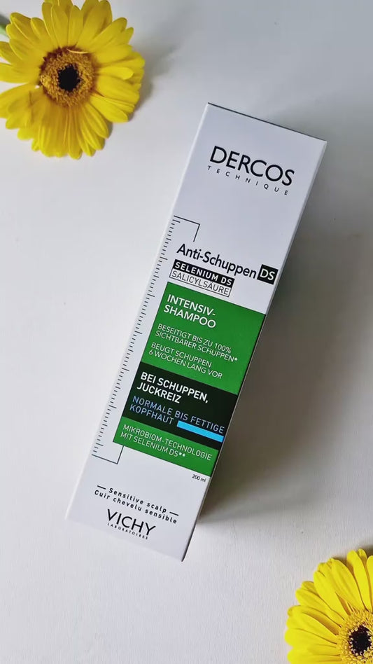شامبو ديركوز من فيشي الفرنسية 🇲🇫 لعلاج القشرة 
Vichy Dercos Anti-Dandruff Shampoo 
تحكم بالدهون والقشرة من أول غسلة