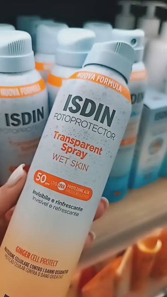 ☀️ إيزدين فوتو بروتكتور ترانسبارنت سبراي SPF50
حماية عالية من أشعة الشمس بتركيبة شفافة وخفيفة سريعة الامتصاص، مناسبة لجميع أنواع البشرة وتُستخدم بسهولة حتى على البشرة المبللة