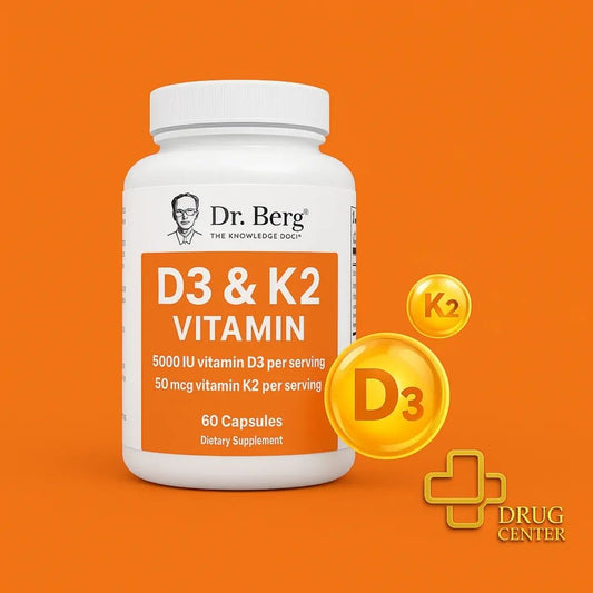 فيتامين D3 مع k2 من دكتور بيرك الامريكية 🇺🇲...
D3 & K2 من Dr. Berg:

قوة مزدوجة لدعم عظامك ومناعتك!
فيتامين D3 & K2 من دكتور بيرج الأمريكية