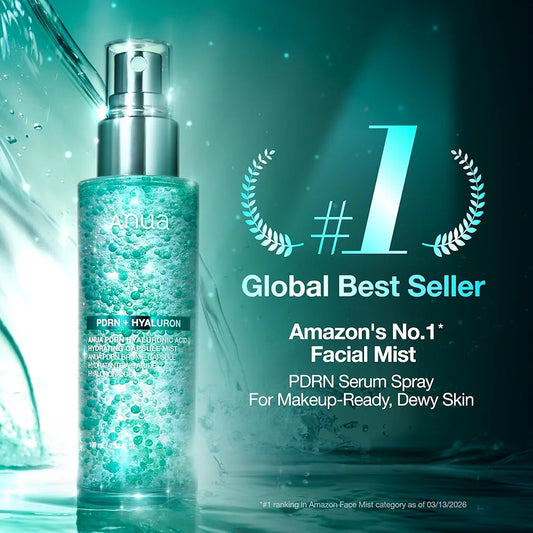 رذاذ بي ار ان دي والهايليورونك من انوا الكورية 🇰🇷
💧 Anua PDRN Hyaluronic Acid Capsule 100 Serum Mist