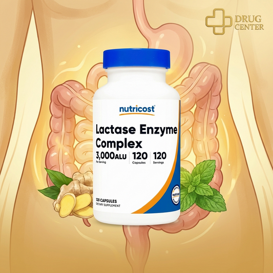 لاكتيز انزايم كومبلكس من نيوتريكوست الامريكية 🇺🇲
Nutricost Lactase Enzyme Complex 3,000 ALU