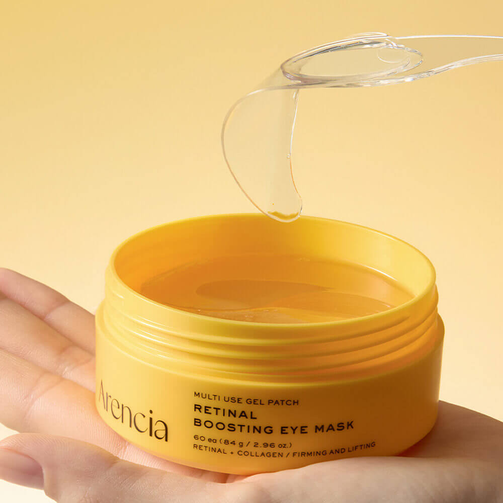 استعيدي إشراقة محيط العين مع ماسك العين بالرتينال والكولاجين من ارنشيا الكورية 🇰🇷
 Arencia Retinal Boosting Eye Mask