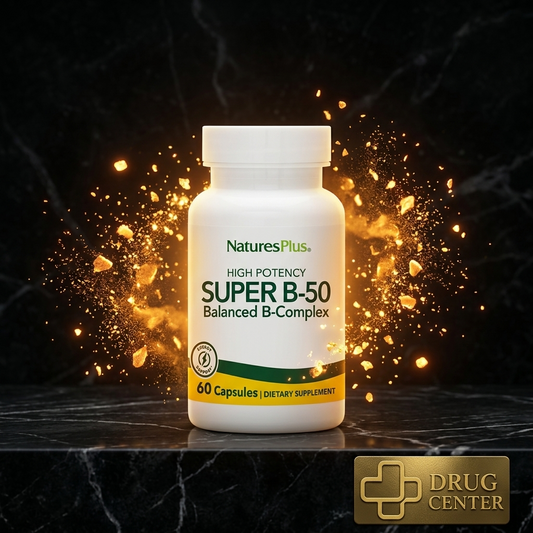 Nature's Plus Super B-Complex Capsules
كبسولات فيتامينات B المركبة لدعم الطاقة، الأعصاب، والتركيز اليومي.
تركيبة متوازنة تساعد على تقليل التعب ودعم صحة الجلد والشعر والتمثيل الغذائي.

الفوائد:
دعم إنتاج الطاقة
تقليل الإرهاق والتعب
دعم الجهاز العصبي
المساع