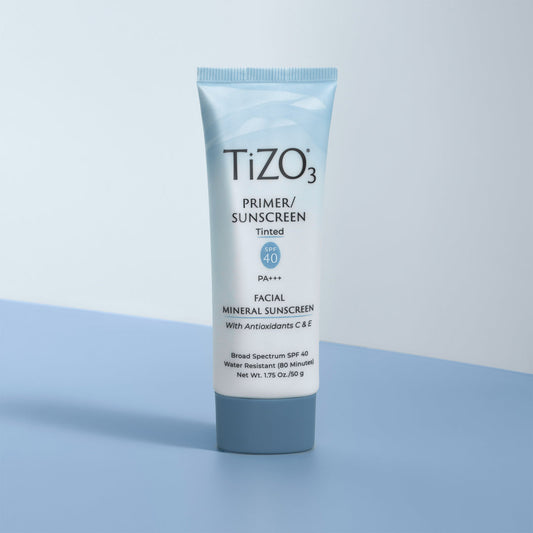 حماية يومية مع لمسة مثالية مع برايمر واقي تايزو3
 TiZO3 Primer Sunscreen SPF 40 
✨ يجمع بين واقي شمس معدني وبرايمر بلمسة ملوّنة توحّد اللون، تنعّم البشرة، وتمنح قاعدة مثالية للمكياج مع حماية عالية من الأشعة.