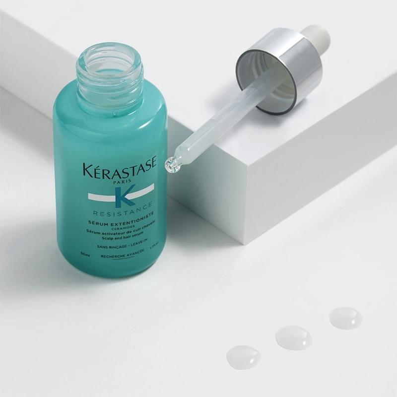 سيروم إكستانسيونيست المقاوم للتساقط من كيراستاس الفرنسية 🇫🇷
✨ Kérastase Résistance Sérum Extentioniste
سيروم مخصص لفروة الرأس والشعر يساعد على تقوية الألياف الشعرية ودعم نمو شعر أكثر قوة وصحة، مع تحسين مقاومة الشعر للتكسر والتقصف.