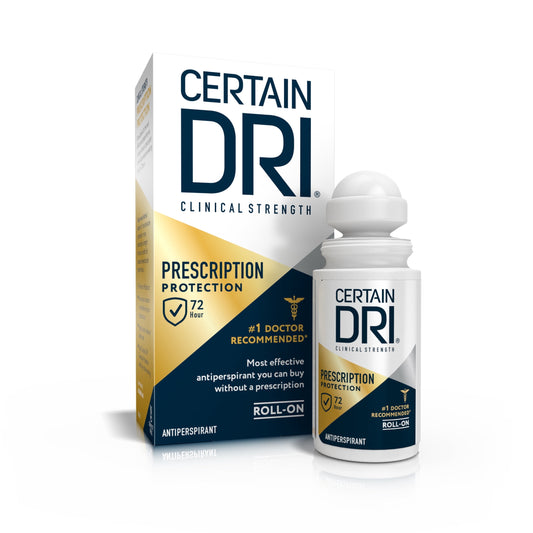 سيرتن دراي رول اون مانع تعرق 
🇺🇸 Certain Dri Roll-On Antiperspirant
✨ مضاد تعرق قوي وفعّال يوفر حماية طويلة الأمد ضد التعرق المفرط، ليساعدك على الشعور بالانتعاش والثقة طوال اليوم.