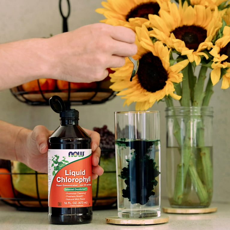 كلوروفيل سائل liquid chlorophyll من شركة now ألامريكية🇺🇲