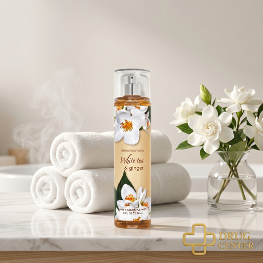سبلاش الجسم بالزنجبيل والشاي الابيض من باث اند بودي وورك الامريكية 🇺🇲
 Bath & Body Works White Tea and Ginger Body Splash
رائحة نظيفة ومنعشة بلمسة فاخرة تدوم.