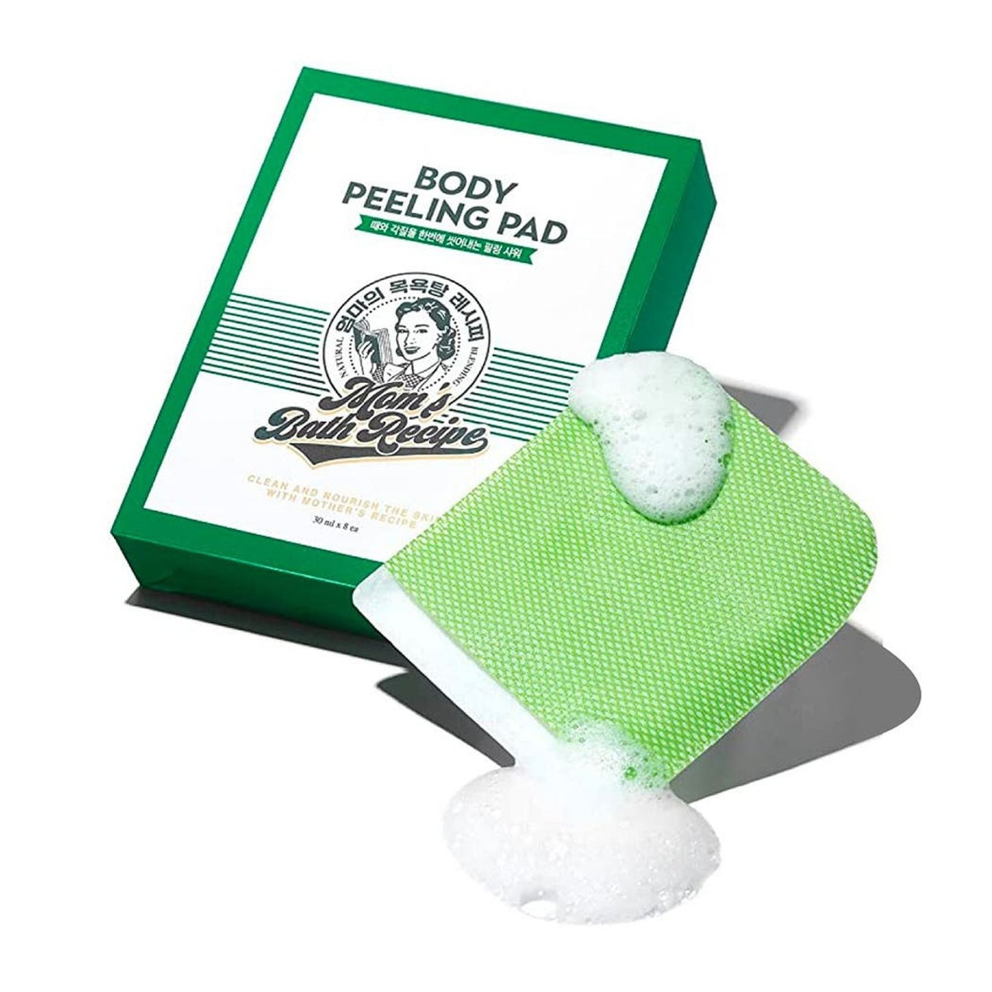 Mom's Bath Recipe Body Peeling Pad
ليفة التقشير للجسم من مومز باث ريسايب الكورية 🇰🇷 
احصلي على بشرة ناعمة ومتجددة مع
 Mom's Bath Recipe Body Peeling Pad، 
مناديل تقشير للجسم تزيل خلايا الجلد الميتة بلطف، تنعم الملمس، وتساعد على تحسين مظهر البشرة الخشنة