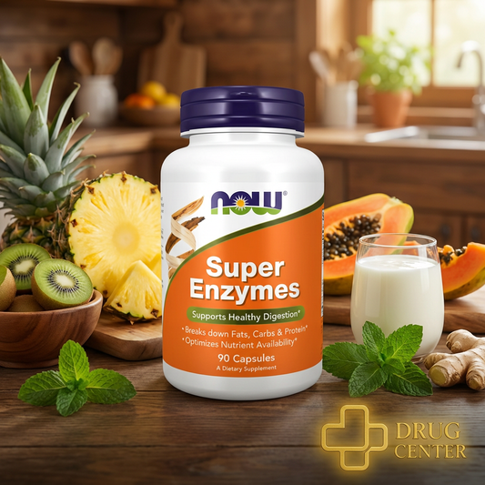 NOW Super Enzymes 
👨‍🔬سوبر انزايمز من ناو فودز الامريكية 🇺🇲..
👈عبارة عن مزيج شامل من الإنزيمات التي تدعم الهضم الصحي