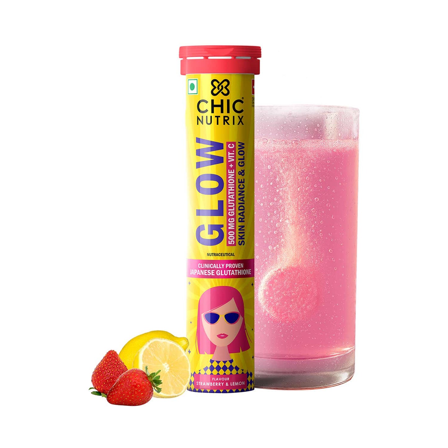 إشراقة يومية من الداخل مع اقراص كلو الفوارة من شيك نيوتريكس  Chic Nutrix Glow 
✨ أقراص فوّارة تعزز نضارة البشرة، توحّد اللون، وتدعم مرونة الجلد بتركيبة سريعة الامتصاص