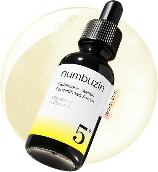سيروم الكلوتاثايون مع فيتامين سي والنياسيناميد من نمبوزين الكورية 🇰🇷
Numbuzin No.5+ Vitamin Concentrated Serum